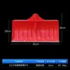 Empujador de nieve con mango en T de madera maciza, pala para quitar nieve, pala para limpiar nieve, empujador de nieve templado engrosado de acero al manganeso, herramienta para palear nieve