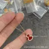 Colar de cabaça V dourado de alta qualidade, espessamente banhado a ouro rosa 18k, corrente para clavícula, venda direta do fabricante, suporta transmissão ao vivo e dropshipping