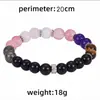 Amazon Transfronterizo Europeo y Americano Piedra Natural Cristal Rosa Amatista Ojo de Tigre Pulsera Tendencia de Moda Pulsera para Damas Venta al por Mayor