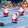 Novidade Transfronteiriça Desenho Animado Papai Noel Figura Fofa Acessórios Micro Paisagem Decorações DIY Pequenos Enfeites de Mesa