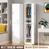 Armario Metálico de una Puerta para Empleados, Uso Doméstico, Gabinete Lateral para Balcón, Gabinete de Almacenamiento Pequeño de Múltiples Niveles y Espacio Estrecho con Cerradura