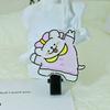 Acrílico Lindo Dibujo Animado Línea Cachorro Blanco Marrón Niños Mujeres Pinza de Pato Pinza Lateral Accesorios para el Cabello Pinza Accesorios