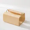 Caja de Pañuelos Nórdica de Nogal Retro, Almacenamiento Simple para Mesa de Café en Sala de Estar, Caja de Pañuelos Creativa para el Hogar con Estilo Artístico