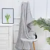 Toalla de baño vertical catiónica de vellón coral, venta al por mayor, toalla de playa, suave, absorbente, de color liso, para el hogar.