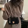 Bolso de Cadena Acolchado Diamante Estilo Coco Chanel Otoño/Invierno 2026 Nuevo Elegante Bolso Cruzado de Lujo Ligero Moda Bolso Cuadrado Pequeño de Hombro/Axila