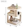Mesa Lateral de Sofá para Sala de Estar Nórdica, Mesa de Centro Pequena Simples Moderna Celebridade da Internet 520 Arte em Ferro Luxo Leve, Mesa de Cabeceira Simples Francesa