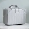 202614 polegadas Mala Estojo de Maquiagem Grande Capacidade Bolsa de Maquiagem Estojo de Viagem Pequena Mala de Bagagem Caixa de Presente Estilo Retrô