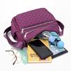 Bolso de Mujer Mediana Edad y Adulta Mayor Bordado Gran Capacidad Bolso de Hombro Bolso Dumpling Casual Bandolera Bolso Grande de Tela Suministro de Puesto Bolso de Hombro