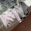Sudadera infantil de cuello redondo con rayas de colores para primavera y otoño, top holgado de manga larga para niños y niñas, jersey casual para niños pequeños, adecuado como prenda exterior