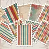 36 Piezas de Pegatinas de Sellos Rayados Vintage Desgastados, Estilo Retro Americano Pegatinas de Decoración para Diario DIY Venta al por Mayor