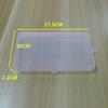Caja vacía de plástico PP rectangular transparente para embalaje de componentes de mascarillas digitales, caja pequeña para accesorios, caja de almacenamiento de acabado