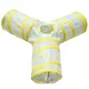 Brinquedo para Gato Auto-hi para aliviar o tédio Canal Túnel para Gato Combinação Dragão da Terra Giratório Tenda para Gato Pista Dobrável Ninho para Gato