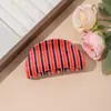 Pinza de Garra Rayada Retro Otoño e Invierno Pinza de Tiburón Elegante Casual para Moño en la Parte Posterior de la Cabeza Accesorio Versátil para Cola de Caballo para Mujeres