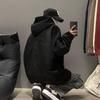 Sudadera con capucha de ante rosa para hombre, marca de moda de primavera y otoño, Ins Heavy Plutonium, chaqueta informal holgada de talla grande para pareja.