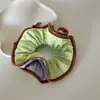Goma para el pelo con cremallera estilo coreano para mujer, tacto de alta gama, tamaño grande para moño, coleta, anillo de intestino, nicho, accesorio para el pelo versátil