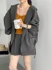 Esse é o Conjunto de Proteção Solar Leve~ Jaqueta com Capuz e Cordão + Shorts Casuais, Conjunto de Duas Peças em Estilo Relaxado 5102
