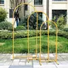 Accesorios para Bodas Estilo Nuevo Arco de Fondo Adornos de Bienvenida Marcadores de Camino Decoración Soporte de Flores de Hierro Forjado para Bodas Decoración de Arco