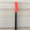 Cepillo de silicona desechable para pestañas postizas, venta al por mayor, portátil, tipo cuchillo, de silicona, sólido, para cejas y pestañas.
