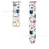 Nuevo para apple watch7 correa apple correa de silicona estampada correa de silicona con hebilla de estampado de leopardo