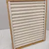 Popular Madeira Sólida Bambu Joias High-End Janela Joias Display Stand Adereços Brincos Brincos Anéis Removível Shi Hua