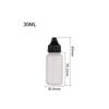 Botella personalizada de 30ml60ml para base líquida LDPE fácil de apretar pegamento para pelucas botella de plástico cosmético