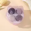 Set de Esponjas de Maquillaje, Doble Uso para Seco y Húmedo, Herramienta de Fijación de Maquillaje de Larga Duración, Polvera, Almohadilla, Forma de Gota de Agua, Corte Angulado Esponja de Maquillaje, Belleza
