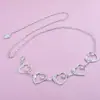 Cadena de Cintura con Colgante Metálico Elegante de Comercio Exterior para Mujer, Nueva Cadena Corporal de Luna Creciente a la Moda, Cadena de Cinturón para Vestido