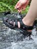 Sandalias Deportivas Shrew para Mujer, Verano, Exteriores, Antideslizantes, Suela Suave, Zapatos de Playa Ligeros Brooks, Transpirables, Huecos, Zapatos para Vadear para Hombre