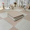 Alfombra Sala de Estar 2024 Nuevo Dormitorio Niñas Mesita de Noche Esterilla de Esponja Estilo Crema Esterilla de Piso de Espuma Resistente a la Suciedad y Cortable