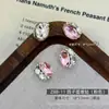 Acessórios para Nail Art, Pedras Strass Coloridas, Produtos Acabados em Formato de Ovo de Pombo, Quadrados e Ovais K9 Populares de Luxo para Decoração de Unhas, Atacado Profissional