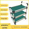 Carrinho de Rack de Materiais Móvel de Camadas Múltiplas para Venda por Atacado, Carrinho de Mão com Tubo Lean Anti-Estático para Eletrônicos