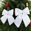 2026 Nuevo Adorno de Árbol de Navidad con Lazo de Doble Oreja de Terciopelo Decoraciones Navideñas DIY Adornos para Colgar en Ventanas Venta al por Mayor