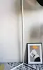 Lámpara de pesca dorada, minimalista post-moderna nórdica para sala de estar, lámpara de mesita de sofá de alta gama, lámpara de pie de pesca de hierro
