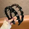 Nueva Exquisita Diadema Ultra Brillante con Pedrería de Corazón 2025 para Mujer, Accesorio Versátil de Alta Gama con Corona Alta Diadema Exterior para Mujer