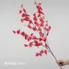 Arreglos de flores artificiales en tonos rojos para decoración de bodas, flores falsas para paisajismo, materiales de rosa e hortensia, flores artificiales al por mayor