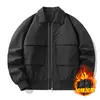 Marca Otoño/Invierno Chaqueta Corta de Solapa Abrigo Casual para Exteriores Tendencia para Hombre Suelta Fresca Ropa de Trabajo Top para Hombre