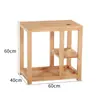 Mesa de Té y Sillas de Madera Maciza Estilo Japonés Tatami Combinación Mesa de Café Baja para Ventana Saliente de Balcón Mesa de Té para el Hogar Mesa de Té Zen Kung Fu