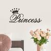 Comercio exterior Inglés Corona de Princesa dormitorio porche dormitorio decoración del hogar pegatinas de pared autoadhesivas al por mayor transfronterizo