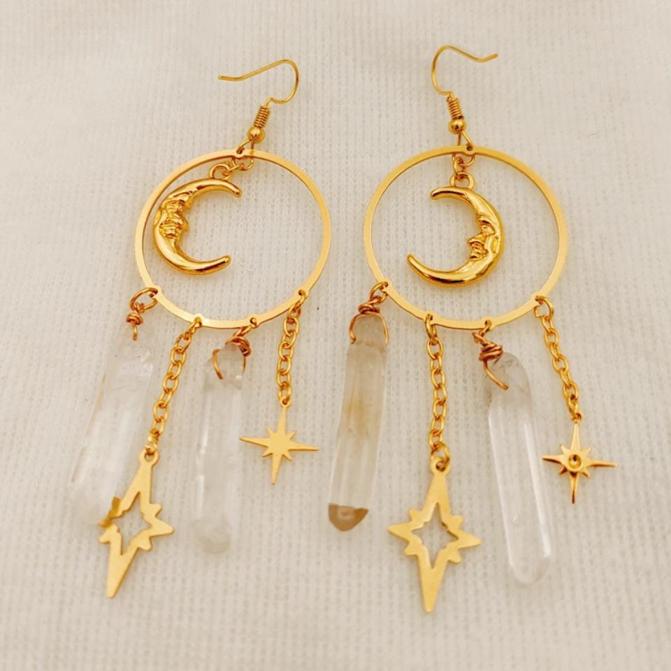 AQ-3827-金色耳环