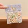 Gomas para el pelo pequeñas desechables de colores dulces para niñas, bandas elásticas de alta elasticidad que no dañan el cabello, accesorios para el pelo