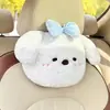 Nuevo cojín para asiento de coche de una sola pieza de felpa de Blue Rain, un cojín de asiento de coche engrosado de invierno, un lindo cojín de asiento de coche todo en uno