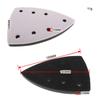 100*150Mm Almofada Abrasiva de 7 Furos Almofada Polidora em Formato de Mouse Esponja Macia Autoadesiva Lixa Polidora Almofada Amortecedora Autoadesiva