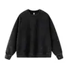 Moletom Yidao Vintage 2026 Outono Novo Estilo Americano Lavado e Desgastado Gola Careca Unissex Streetwear Caimento Solto Versátil