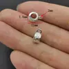 Accesorios DIY de aleación de plata de Xizang transfronterizos, cuentas de te con agujero grande, accesorios de material para pulsera, collar, colgante, cuentas de enlace