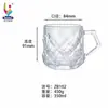 Taza de Vidrio Taza para el Hogar Taza de Agua juego Taza de Cerveza Taza de Cerveza Taza de Agua Cerveza Resistente al Calor para Hacer Té Gran Capacidad Taza de Té Engrosada con Asa