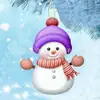Adornos Colgantes Planos Acrílicos de Muñeco de Nieve Personalizados Transfronterizos para Fiesta Familiar Decoración de Árbol de Navidad Colgantes