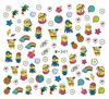 Desenho Animado Nova Marca d'Água Adesivos Nail Art E-commerce Transfronteiriço Nail Art Marca d'Água Desenho Animado Menina Bonita Fofos Adesivos Nail Art