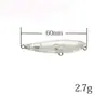Cebo artificial de larga distancia al por mayor 2.7g pencil flotante perro hijo sin recubrimiento plástico cebo duro cebo transparente en blanco