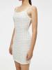 Vestido de Comércio Exterior Europeu e Americano Verão Nova Saia Elástica Sem Mangas Slim-fit Saia Noturna Saia Elástica Branca