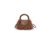 Bolso de Peluche de Nicho Súper Popular para Mujer Otoño 2025 Nuevo Retro Lujo Accesible Casual Simple Bolso de Hombro Cruzado